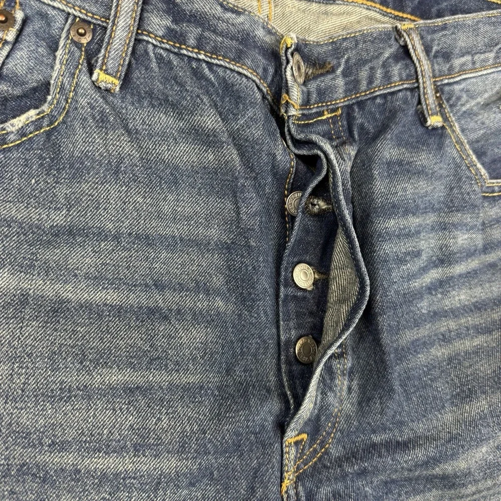 Levi's 501 XX Jeans Mens 38 x 32 Blue Regular Straight Button Fly Denim Pants